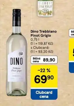Tesco Dino trebbiano pinot grigio nabídka