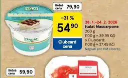 Tesco Itala mascarpone nabídka