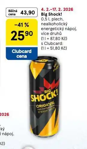 Tesco Big shock! nabídka