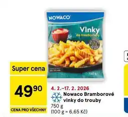 Tesco Nowaco bramborové vlnky do trouby nabídka