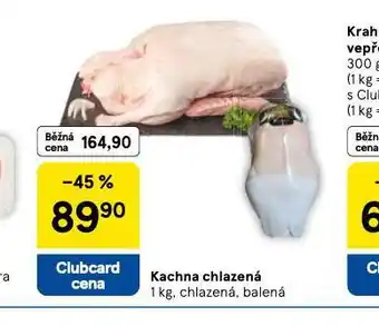 Tesco Kachna chlazená nabídka