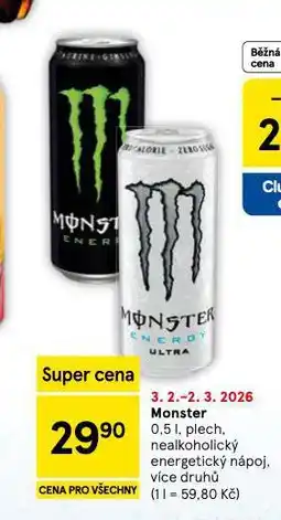 Tesco Monster nabídka