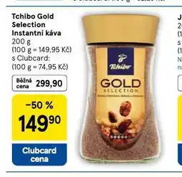 Tesco Tchibo gold selection instantní káva nabídka