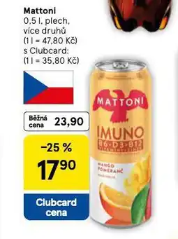 Tesco Mattoni nabídka