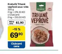 Tesco Trhané vepřové sous vide nabídka