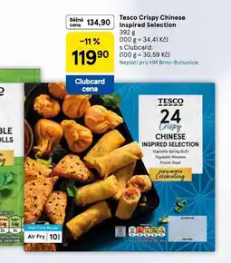Tesco Crispy chinese inspired selection nabídka