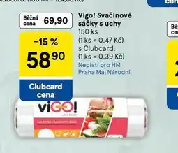 Tesco Vigo! svačinové sáčky s uchy nabídka