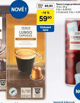 Tesco Tesco lungo pražená mletá káva nabídka