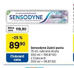 Tesco Sensodyne zubní pasta nabídka