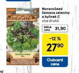 Tesco Moravoseed semena zeleniny a bylinek c nabídka