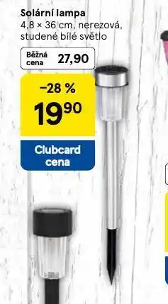 Tesco Solární lampa nabídka