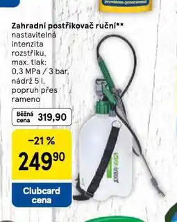 Tesco Zahradní postřikovač ruční nabídka