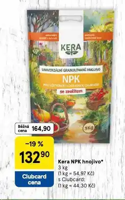 Tesco Kera npk hnojivo nabídka