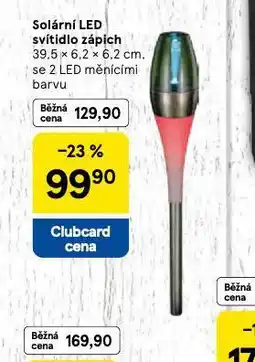 Tesco Solární led svítidlo zápich nabídka