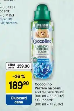 Tesco Coccolino parfém na praní nabídka
