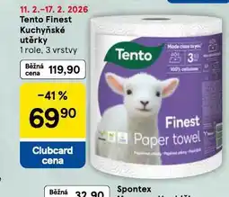 Tesco Tento kuchyňské utěrky nabídka