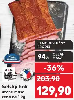 Kaufland Selský bok uzené maso nabídka
