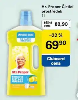 Tesco Mr. proper čistící prostředek nabídka