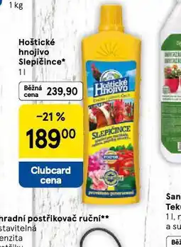 Tesco Hoštické hnojivo slepičince nabídka