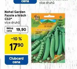 Tesco Nohel garden fazole a hrách cs3 nabídka