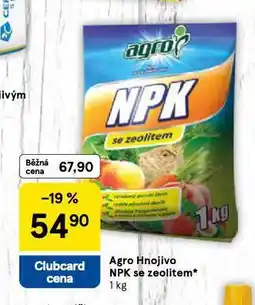 Tesco Agro hnojivo npk se zeolitem nabídka