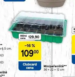 Tesco Minipařeniště nabídka