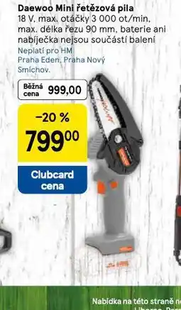 Tesco Mini řetězová pila nabídka