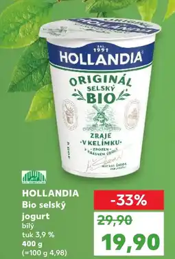 Kaufland HOLLANDIA Bio selský jogurt nabídka