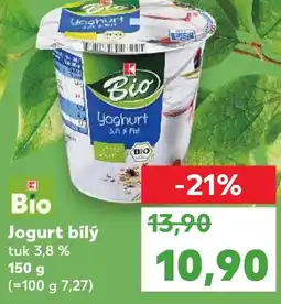 Kaufland Jogurt bílý tuk 3,8% nabídka