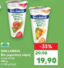 Kaufland HOLLANDIA Bio jogurtový nápoj nabídka
