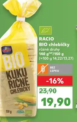 Kaufland RACIO BIO chlebíčky nabídka