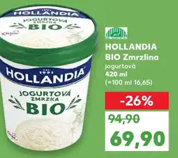 Kaufland HOLLANDIA BIO Zmrzlina nabídka