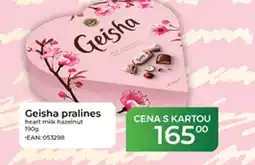Tamda Foods Geisha pralines heart milk hazelnut nabídka