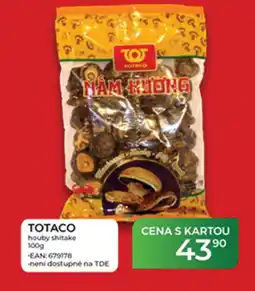 Tamda Foods TOTACO houby shitake nabídka