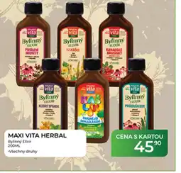 Tamda Foods Maxi vita herbal Bylinný Elixir nabídka