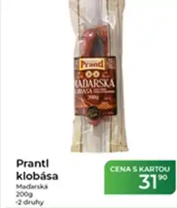 Tamda Foods Prantl klobása Madarská nabídka
