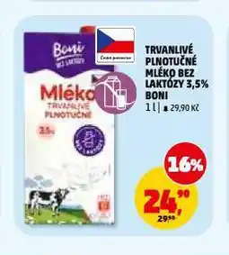 Penny Market Trvanlivé plnotučné mléko bez laktózy nabídka