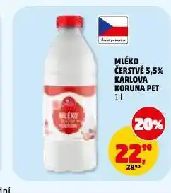 Penny Market Čerstvé mléko nabídka