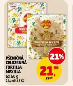 Penny Market Celozrnná tortilla mexilla nabídka