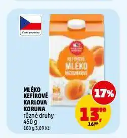 Penny Market Kefírové mléko nabídka