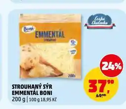Penny Market Strouhaný sýr emmentál nabídka