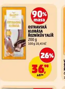 Penny Market Ostravská klobása nabídka