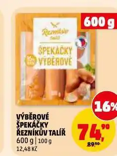 Penny Market Výběrové špekáčky nabídka