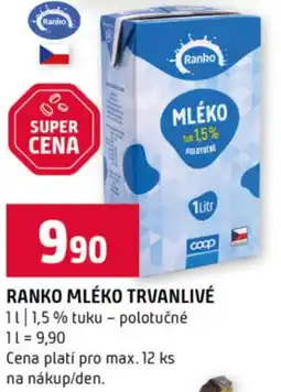 Terno Ranko mléko trvanlivé nabídka