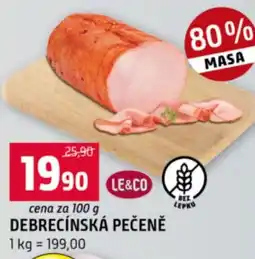 Terno Debrecínská pečeně nabídka