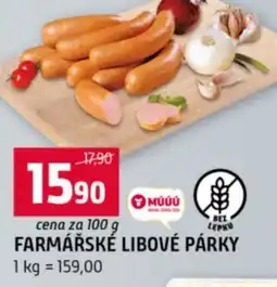 Terno Farmářské libové párky nabídka