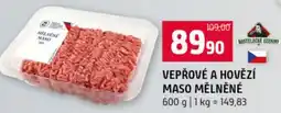 Terno Vepřové a hovězí maso mělněné nabídka
