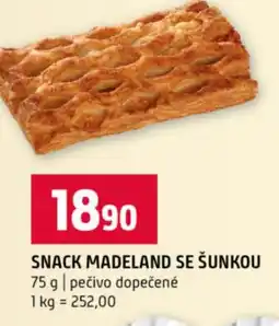 Terno Snack madeland se šunkou nabídka