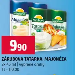 Terno Zárubova tatarka, majonéza nabídka