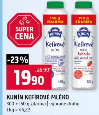 Kunín kefírové mléko